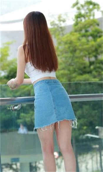 赛高酱万元私定蓝色校服
